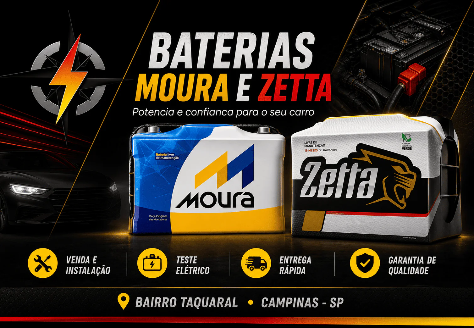 Baterias - Norte Sul